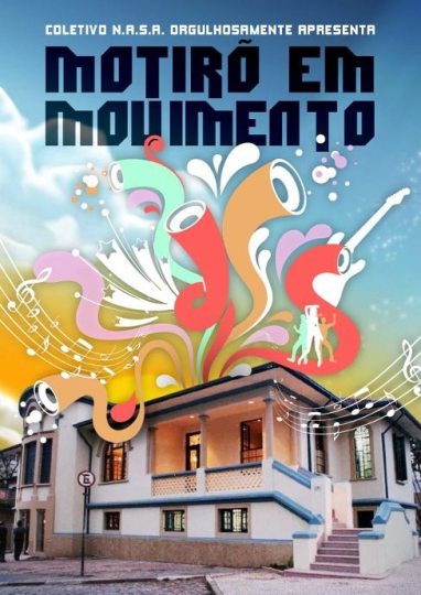 Flyer da próxima ação Motirõ em Movimento que ocorre em 04/05/13 na Praça do Carmo/Santo André - Arte: Danilo Roots